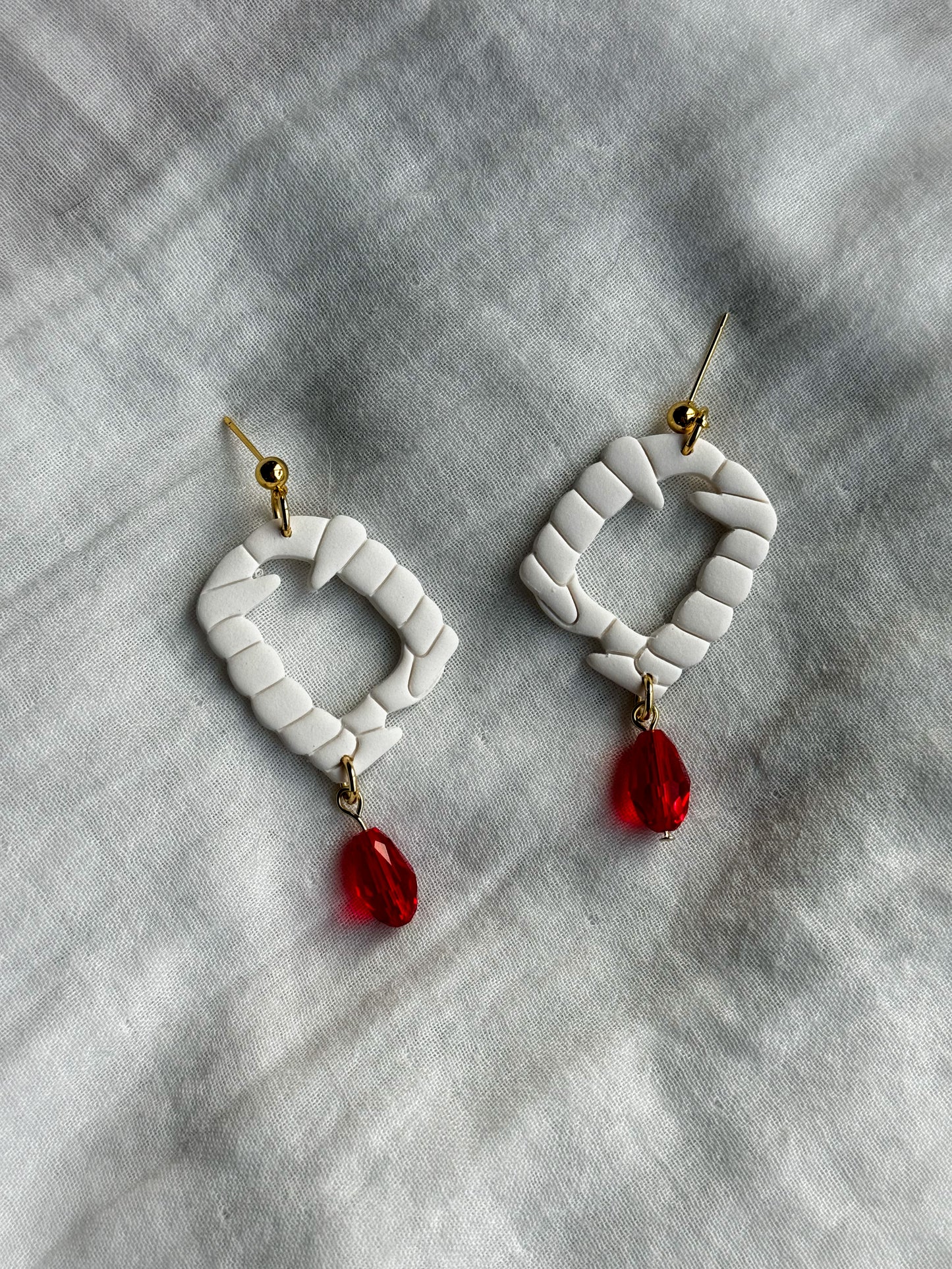 Vampire fang dangles