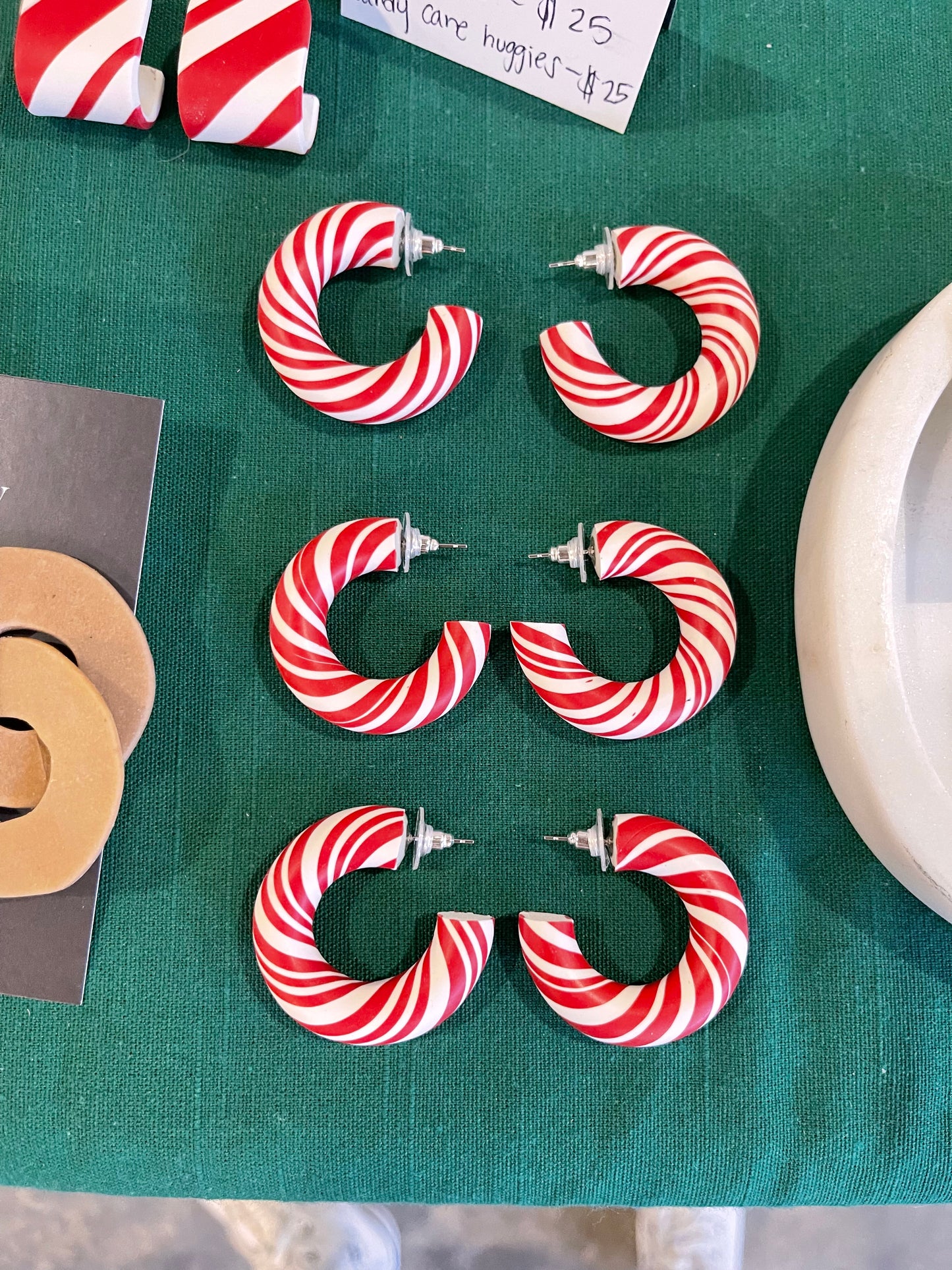 Candy cane hoops
