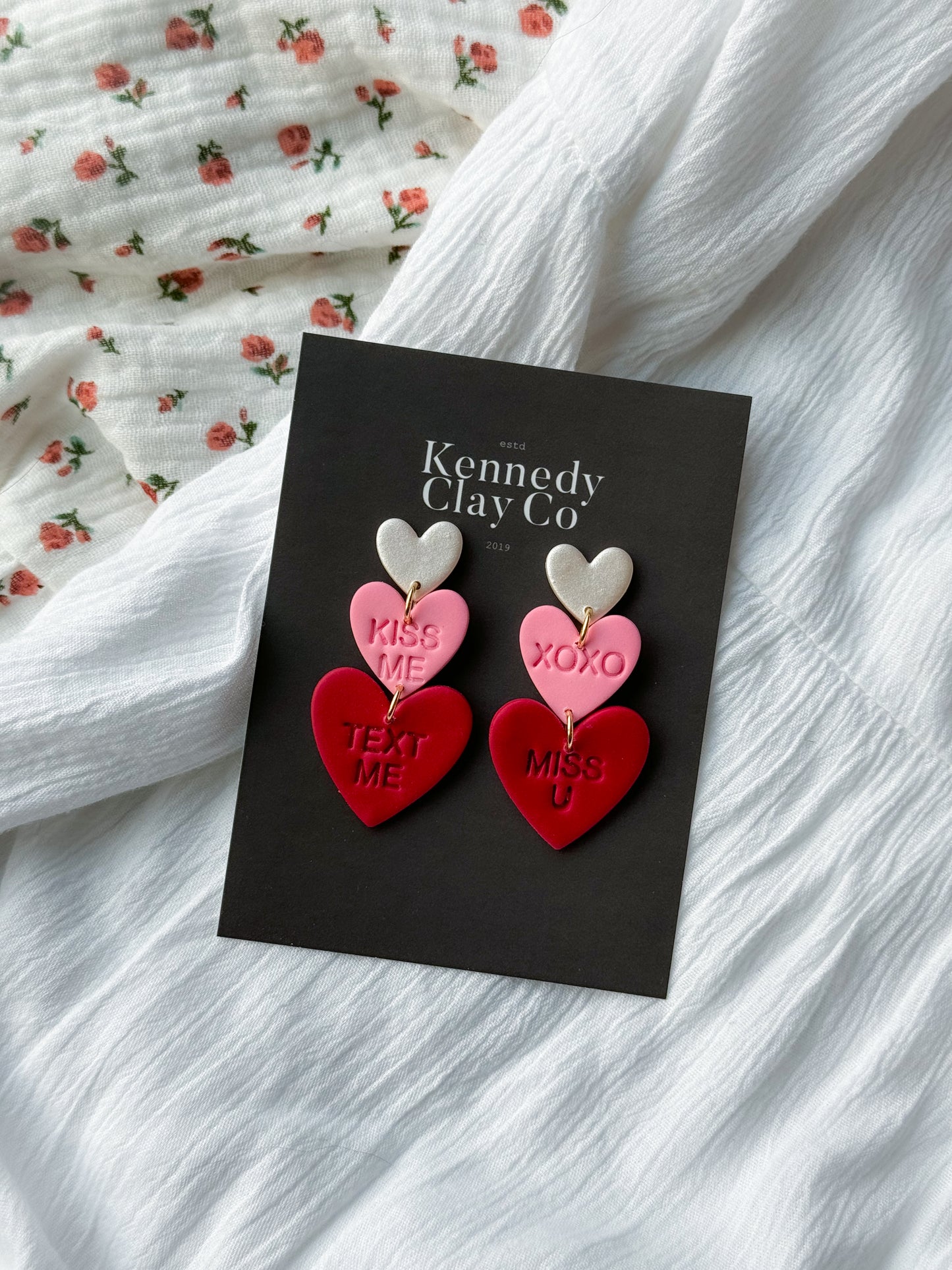 Valentines sweethearts dangles