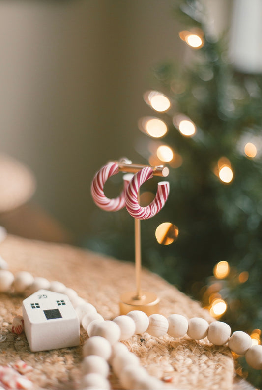 Candy cane hoops