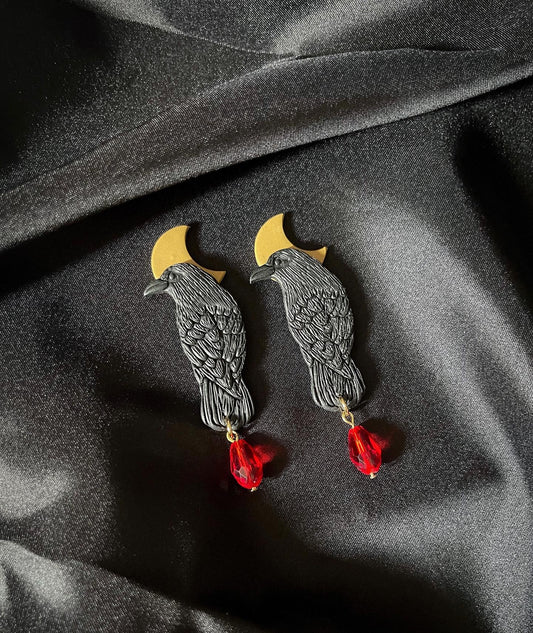 Midnight Crow studs