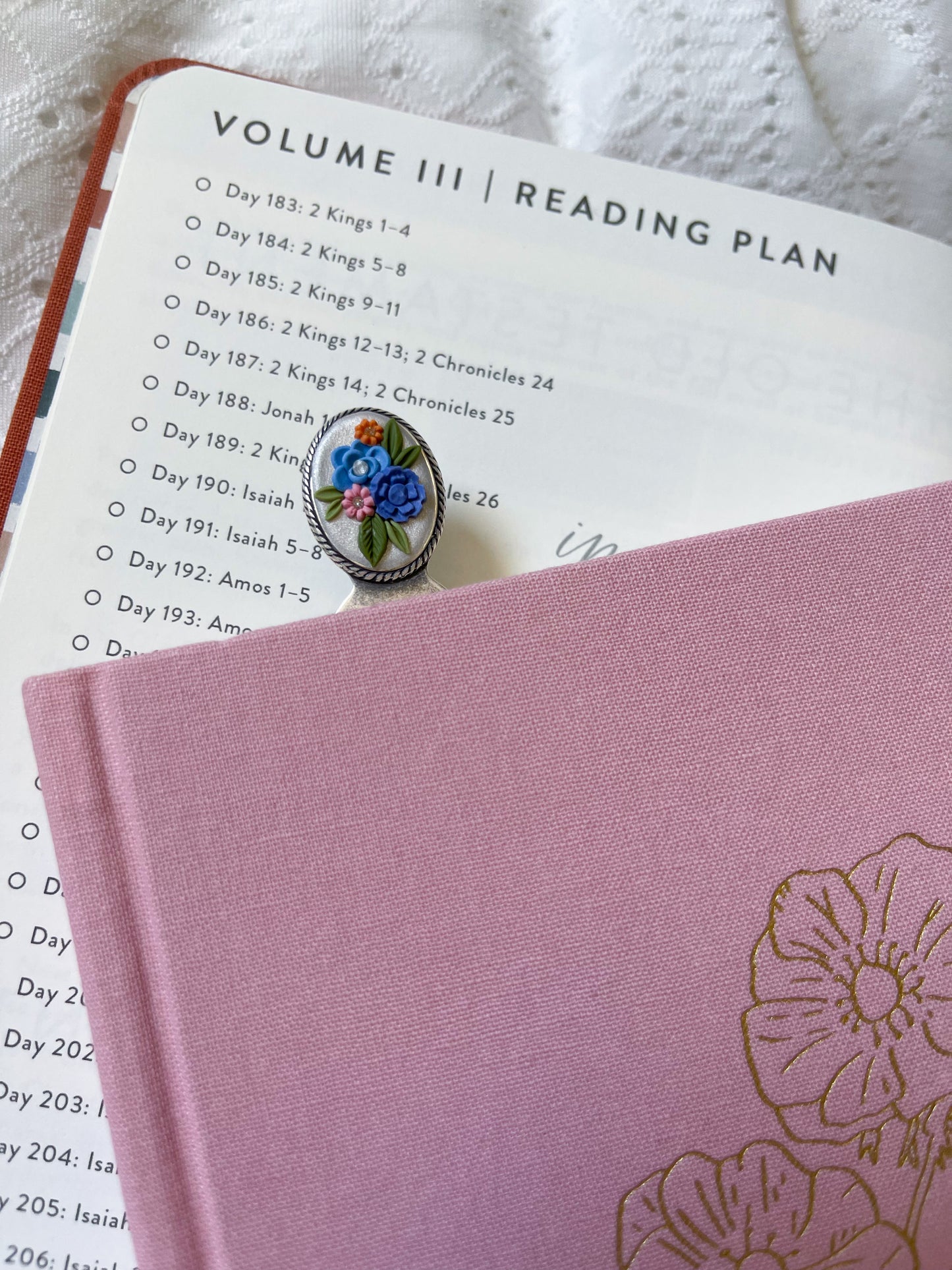 Floral bookmark