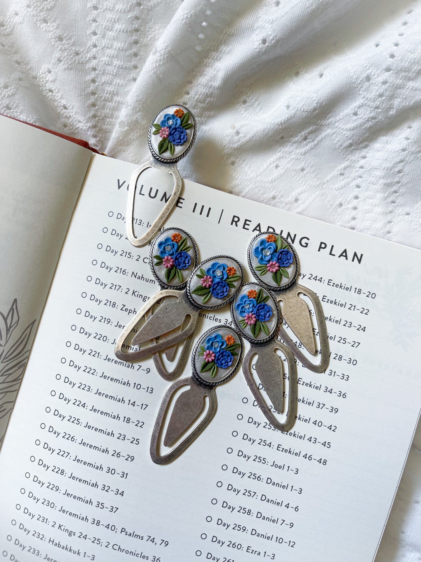 Floral bookmark